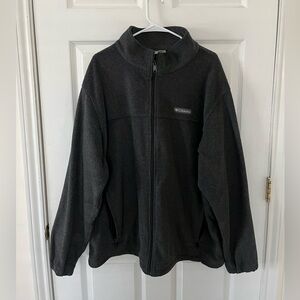 Columbia Charcoal Full-Zip Fleece Jacket